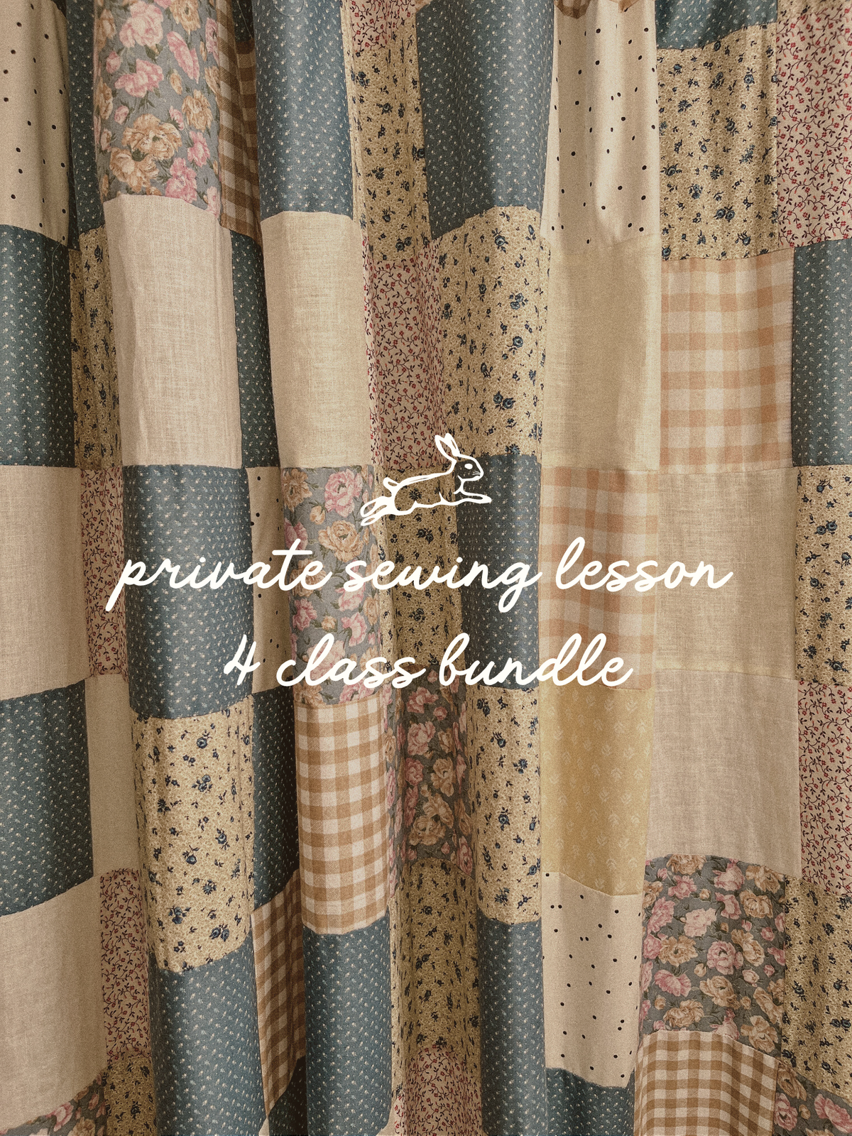 Private Sewing Lesson 4 Class Bundle (20% Discount)